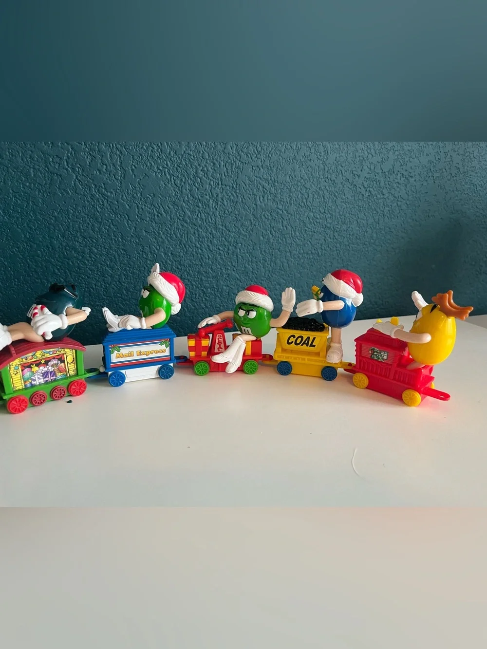15 M&M Mars Christmas Car Train Ornament 2002, 2005, 2006